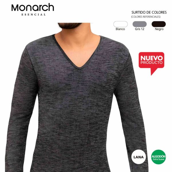 651007-Camiseta-Monarch-1Capa-LanaAlgodon-CuelloV-MangaLarga